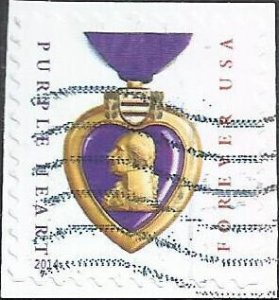 # 4704b USED PURPLE HEART AND RIBBON