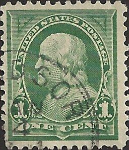 # 279 DEEP GREEN USED BEN FRANKLIN