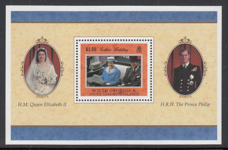 South Georgia 218 Souvenir Sheet MNH VF