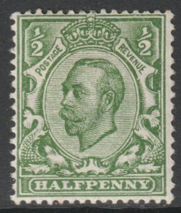 GB Scott 153 - SG339, 1912 Imperial Crown 1/2d Downey Head MH*