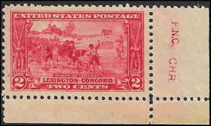 618 Mint,OG,NH... SCV $6.50... Sideographer initials... XF/Superb
