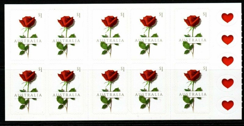 AUSTRALIA SGSB565(4681a) 2017 GREETINGS STAMPS $10 SELF ADHESIVES MNH 