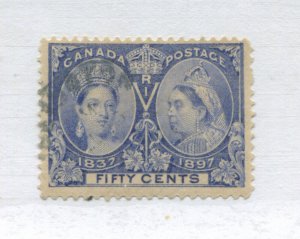 Canada 1897 Jubilee 50 cents used