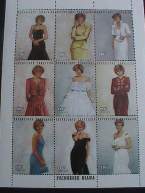 ​TOGO STAMP:1997 SC#1798 DIANA -PRINCESS OF WALES MINT FULL SHEET