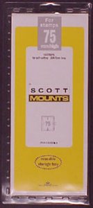 Scott/Prinz Pre-Cut Strips 265mm Long Stamp Mounts 265x75 #1032 Black