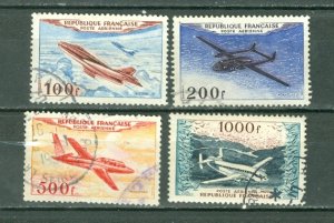 FRANCE AIRPLANES #C29-32...SET...USED NO THINS..$29.00