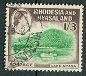 Rhodesia and Nyasaland #166 used single