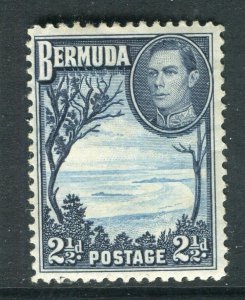 BERMUDA; 1938 early GVI Pictorial issue fine Mint hinged Shade of 2.5d. value