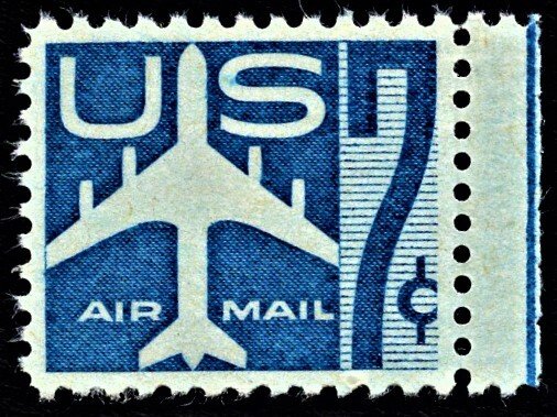 US C51 MNH VF 7 Cent Jet Airliner