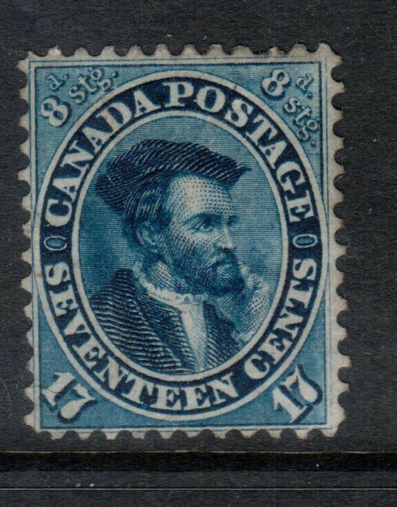 Canada #19 Very Fine Mint Unused (No Gum) **With Certificate**