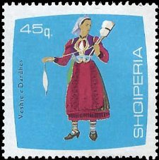 ALBANIA   #1054 MH (1)