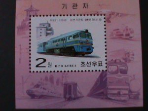 ​KOREA-2002-SC#4208a LOCOMOTIVE TRAIN -MNH--S/S-VERY FINE WE SHIP TO WORLDWIDE