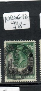 NORTHERN RHODESIA   2/6 ANIMALS   SG 12   VFU     P0621H