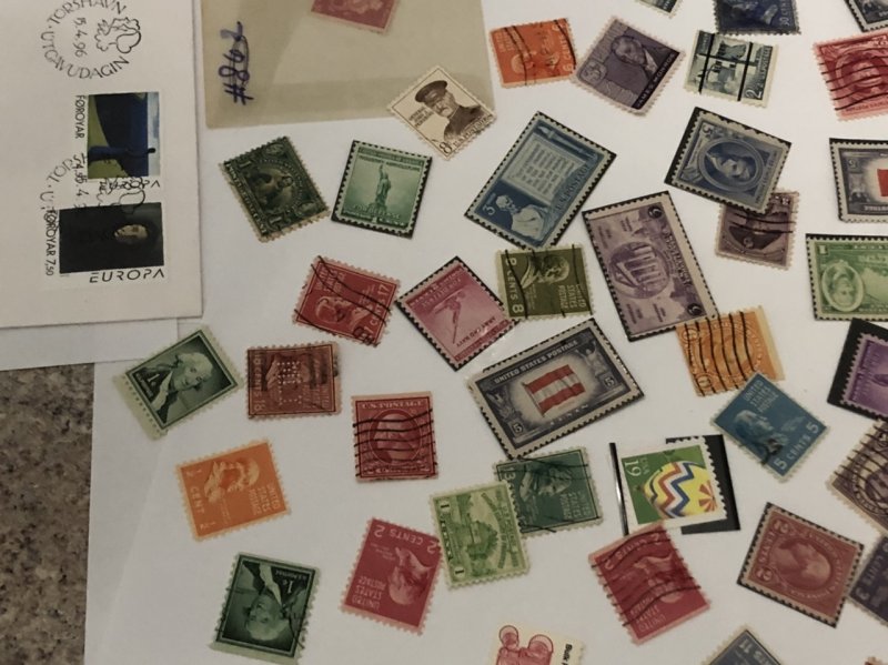 W.W. Stamps In Glassine’s Some Old US Revenue + Lots Of Other Countries