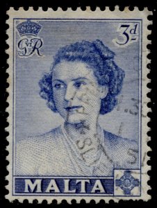 Malta #230 Princess Elizabeth Issue Used