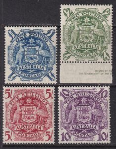 Australia 1949-1950 SC 218-221 MNH Set 