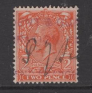 Great Britain  Scott # 190   used single