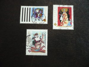 Stamps - Canada - Scott# 1499,1501,1502 - Used Part Set of 3 Stamps