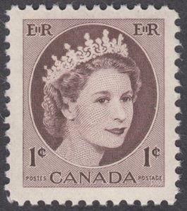 Canada - #337 Queen Elizabeth II Wilding Portrait - MNH