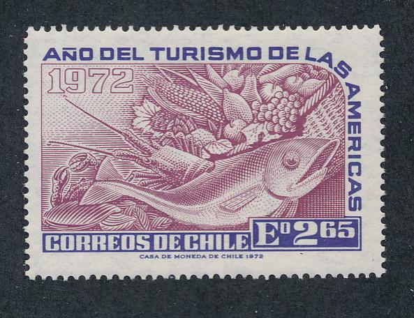  Chile 1972 Scott 431 MNH - 2.65e, Tourism Year 