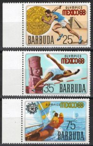 ZAYIX Barbuda 29-31 MNH Sports Olympics Games Yachting Running 062723S45M