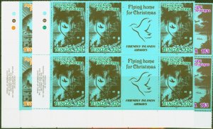 Tonga 1989 Flying Home for Christmas set of 4 SG1059-1062 in V.F MNH Corner B...