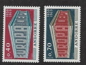 FRENCH ANDORRA mnh SC. 188-189