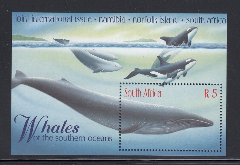 South Africa 1095 Whales SS mnh