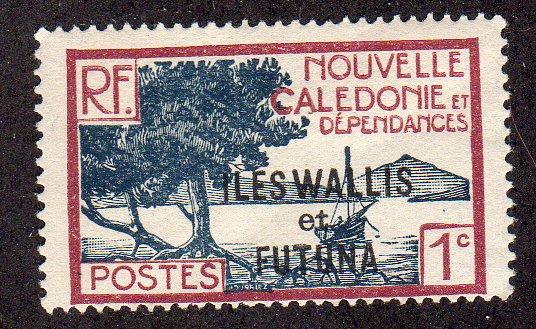 Wallis and Futuna 43 - Mint-H - Tree / Bay