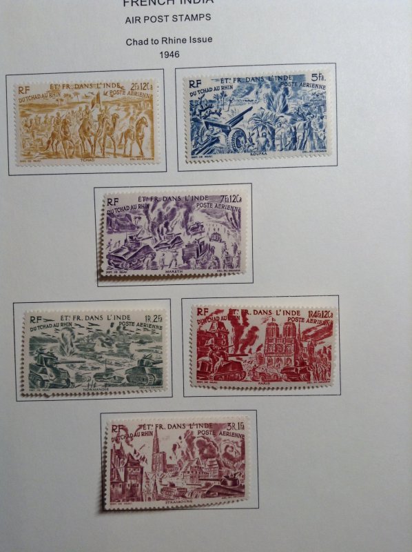 French India Lot #3   B1-B11/B13B-B15/C1-C18/CB1-CB3/J1-J12/J14-J28  MH  MH