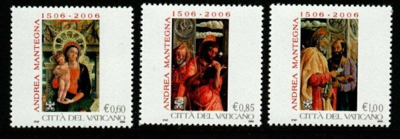 VATICAN CITY SG1470/2 2006 ANDREA MANTEGNA(ARTIST) MNH 