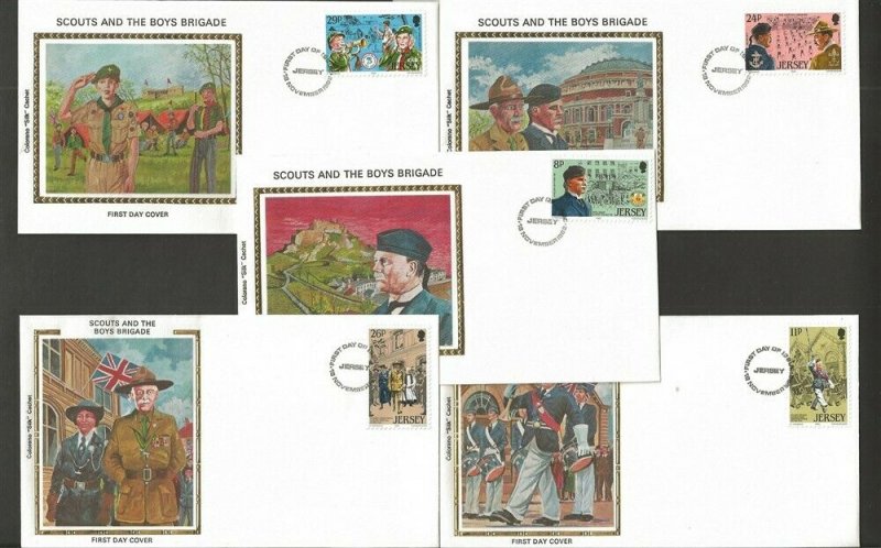 1982 Jersey Scouts Boys Brigade 75th anniversary BP Colorano FDC 