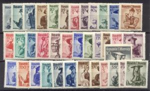 AUSTRIA #520-56 Mint NH - 1948 Costumes Set