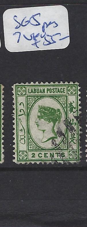 LABUAN  (PP2607B)   2C  CAMEO  SG 5   POS 7  VFU