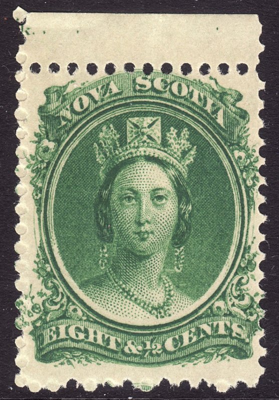 1860-63 Canada Nova Scotia Queen Victoria QV 8½¢ MNH Sc# 11 CV $20.00 Stk #6