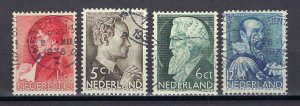 NETHERLANDS #B77-80 USED, F-VF