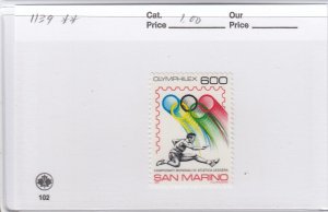 San Marino 1139 OlympiPhilex mnh