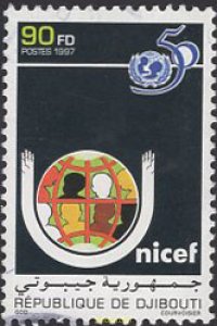 663692 MNH DJIBOUTI 1997 UNICEF-AÑO DEl NIÑO