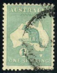 Australia #98 Kangaroo and Map, used (14.50)