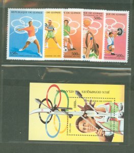 Guinea #1274-1279 Mint (NH) Single (Complete Set) (Olympics) (Sports)