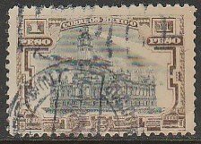 MEXICO 513, $1P VERACRUZ LIGHTHOUSE. USED. VF. (1255)