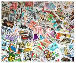 Belgian Colonies Stamp Collection - 1,000 Different Stamps