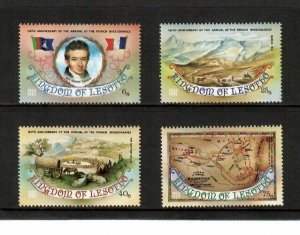 Lesotho 1983 - French Missionaries - Set of 4 Stamps - Scott #408-11 - MNH