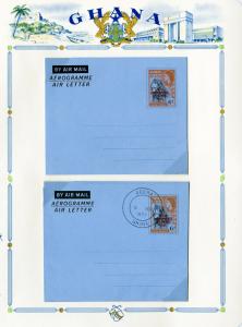 Ghana Stamps Stationery Early Rare Overprints Independence Issues