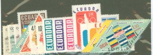 Ecuador #C416/C434 Unused Single (Complete Set)