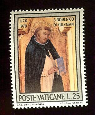 Vatican 509 25L St. Dominic Sienese School MNH