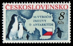 1991 Czechoslovakia 3086 Antarctic treaty 2,00 €