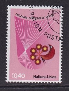 United Nations  Geneva  #111 cancelled 1982 nature protection 40c