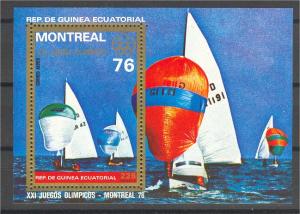 EQ. GUINEA, OLYMPIC GAMES, MONTREAL 1976, SAILING, SHEETLET 