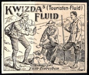 Vintage Germany Poster Stamp Kwizda’s Snake Pharmaceutical Fluid For Rubbing